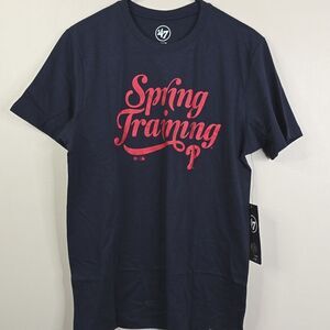 47 NEW Philadelphia Phillies Short Sleeve Spring Training Crewneck Tee Small